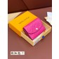 LV 루이비통 M81520 여성용 동전·카드 지갑(멜란지레드)