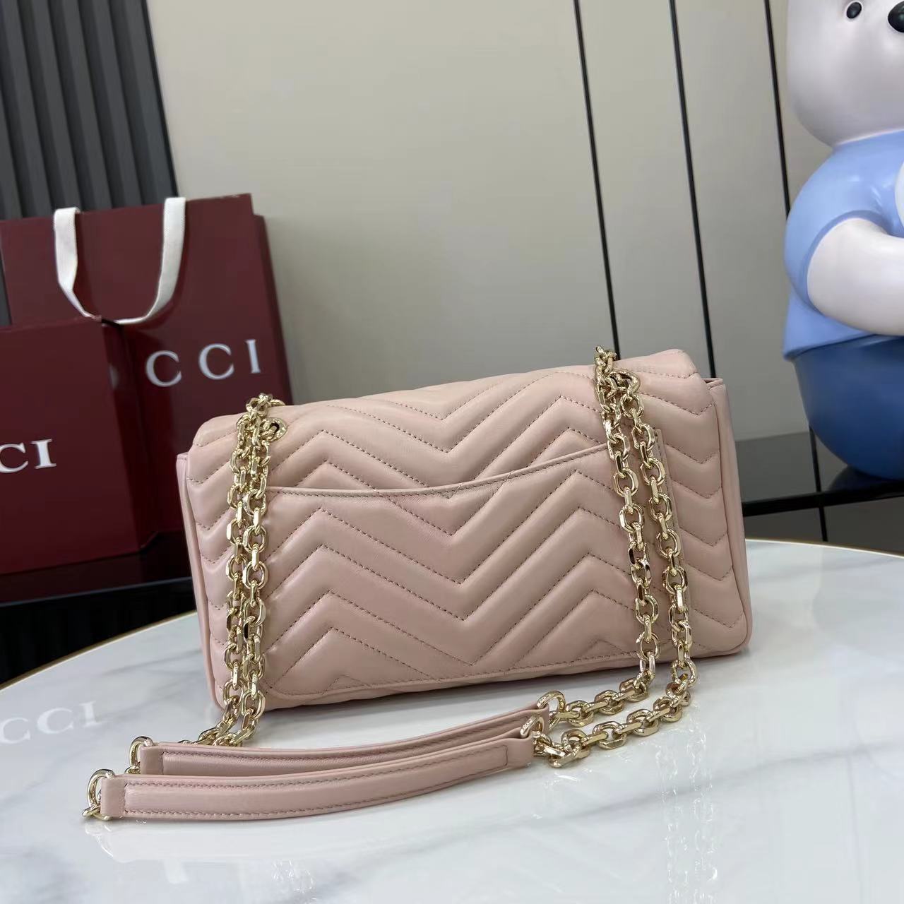 GUCCI 구찌 체인 핸드백 숄더백 가방 라지
