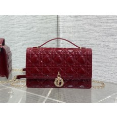 Dior CD 디올 중형 미디움 진주 체인 클러치백 가방