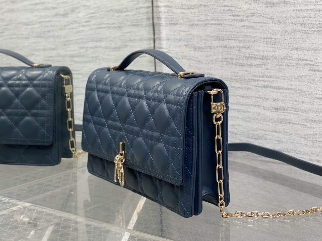 Dior CD 디올 중형 미디움 진주 체인 클러치백 가방