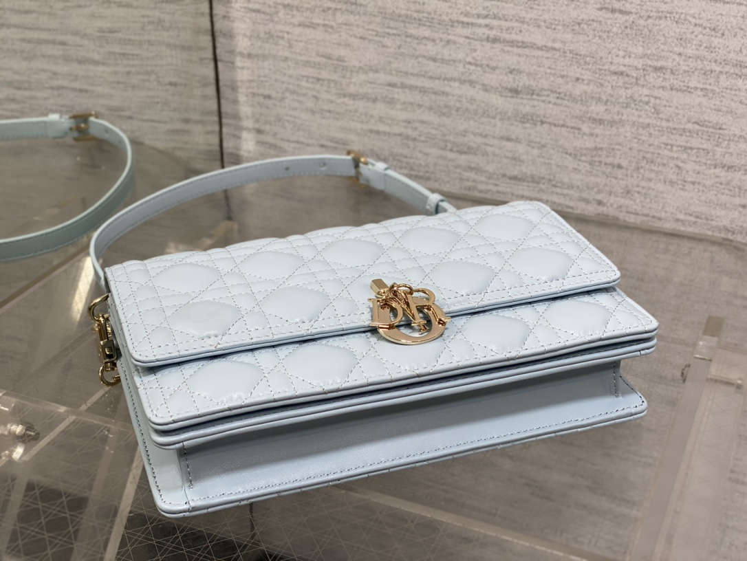 Dior CD 디올 중형 미디움 진주 체인 클러치백 가방