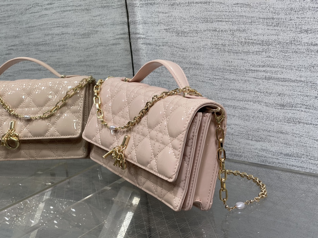 Dior CD 디올 진주 체인 클러치백 가방 스몰