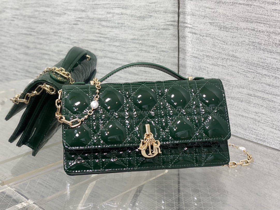 Dior CD 디올 진주 체인 클러치백 가방 스몰