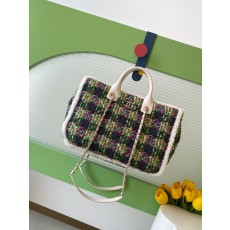 Chanel 샤넬 25N 트위드 토트백 숄더백 가방 라지