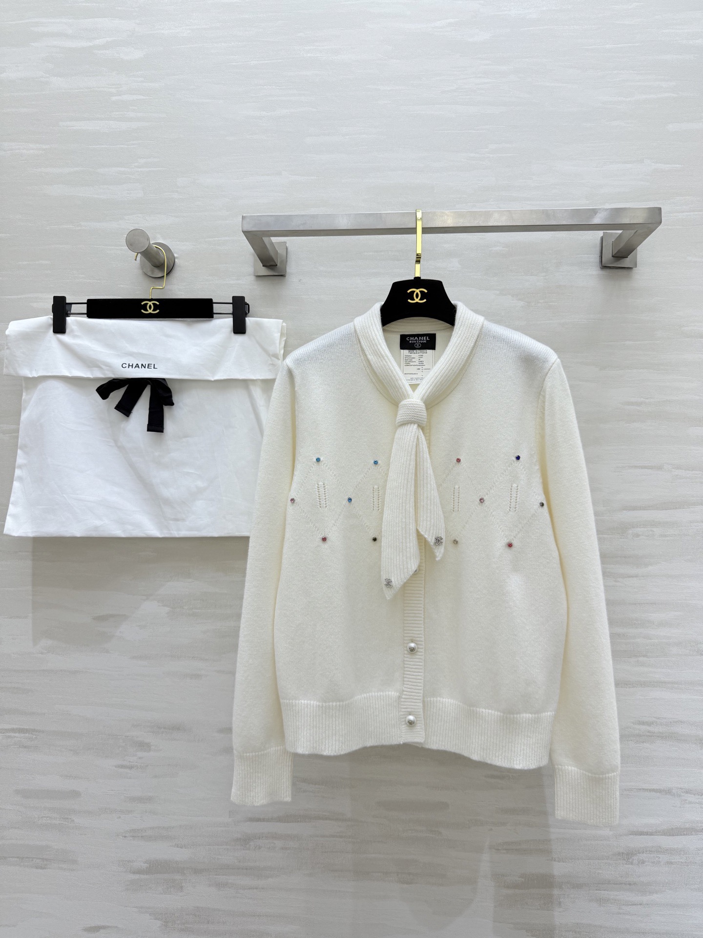 Chanel 샤넬 캐시미어 상의 니트 가디건 의류