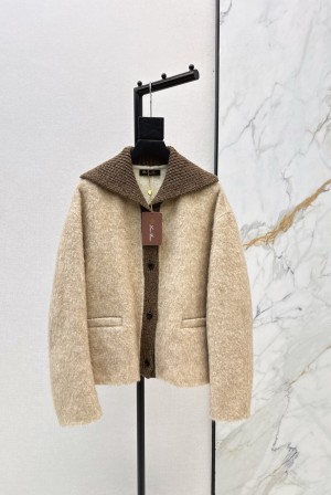 Loro Piana 로로 피아나 하이엔드 더블 페이스 니 코트 자켓 재킷 의류