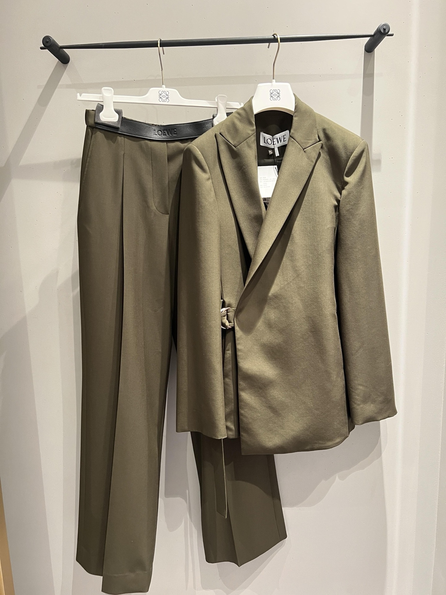 Loewe 로에베 사이드 버클 수트 재킷 자켓 블레이저 의류