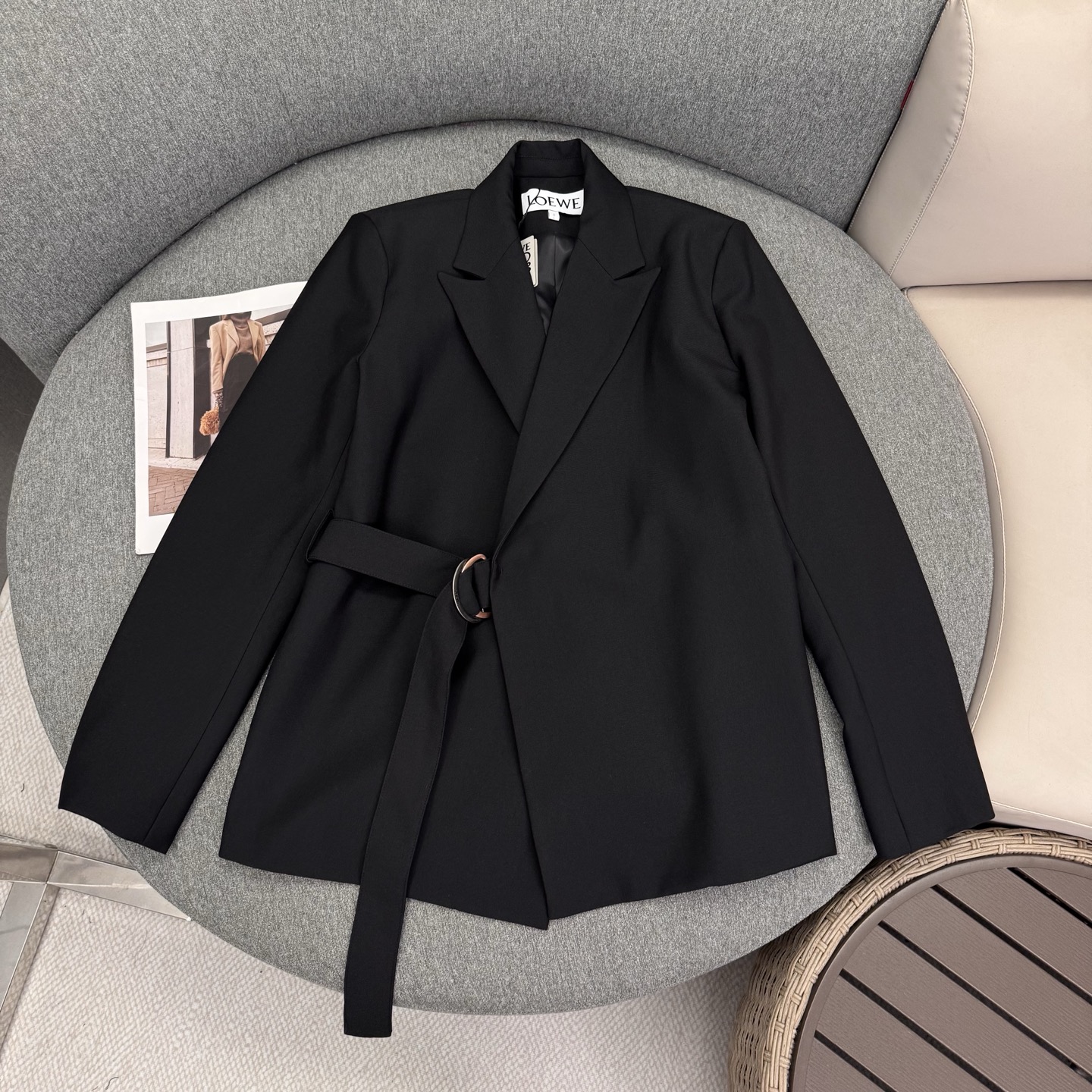 Loewe 로에베 사이드 버클 수트 재킷 자켓 블레이저 의류