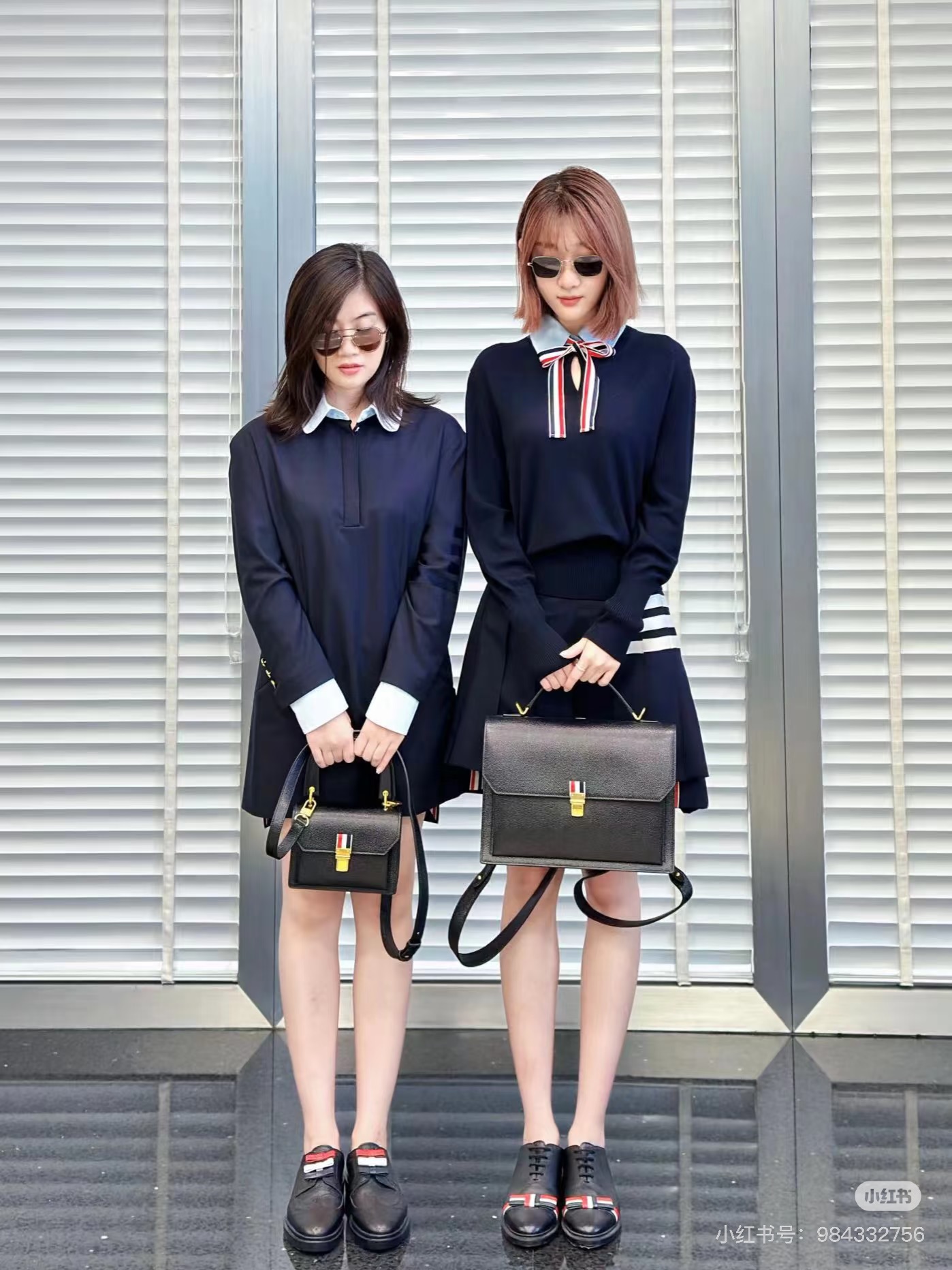 THOM BROWN TB 톰브라운 배색 니트 의류