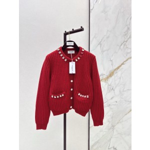 THOM BROWN TB 톰브라운 큐빅 장식 가디건 의류