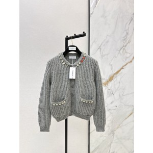 THOM BROWN TB 톰브라운 큐빅 장식 가디건 의류