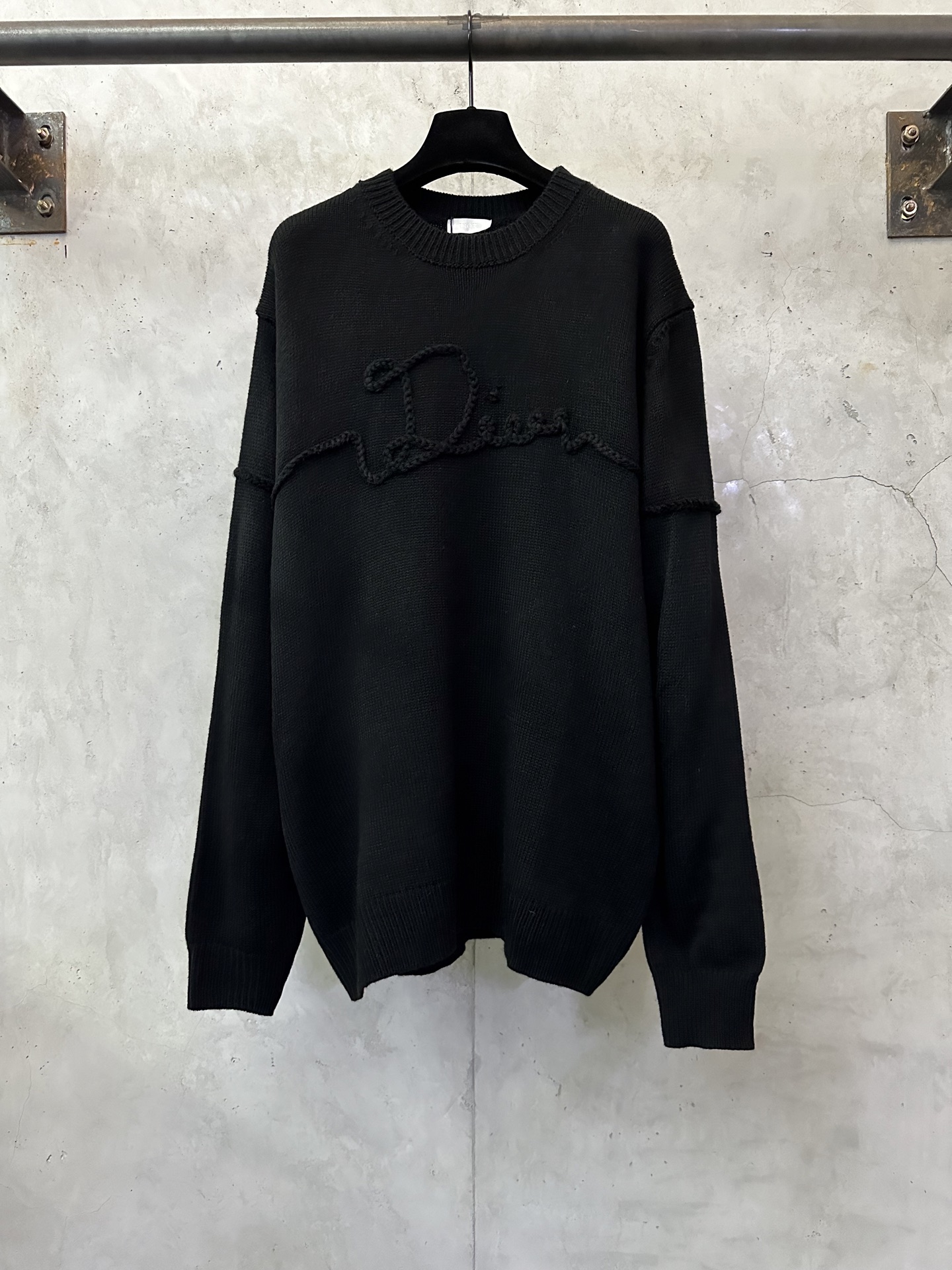 Dior CD 디올 스티치 로고 니트 의류