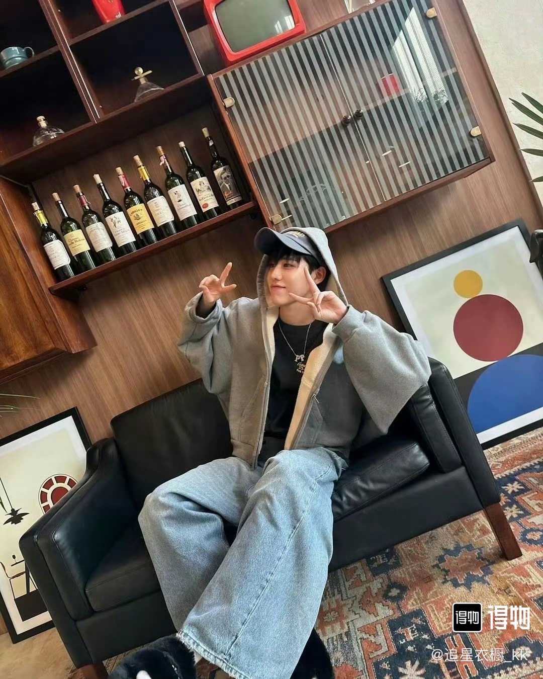 Balenciaga 발렌시아가 쇼콜렉션 더블링 자수 후드 집업 의류