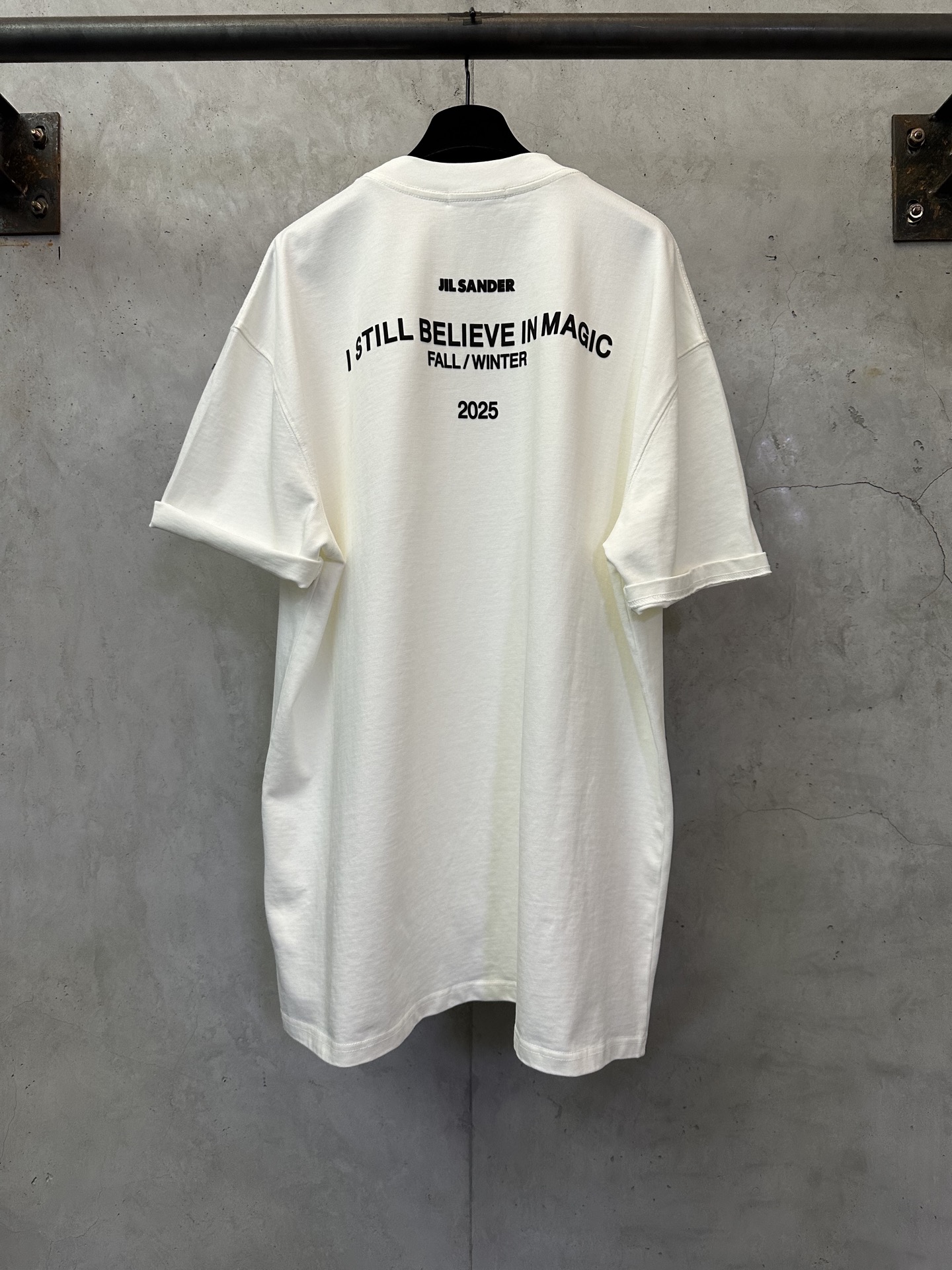 Jil Sander 질샌더 발포 로고 헤비 반팔 티셔츠 의류