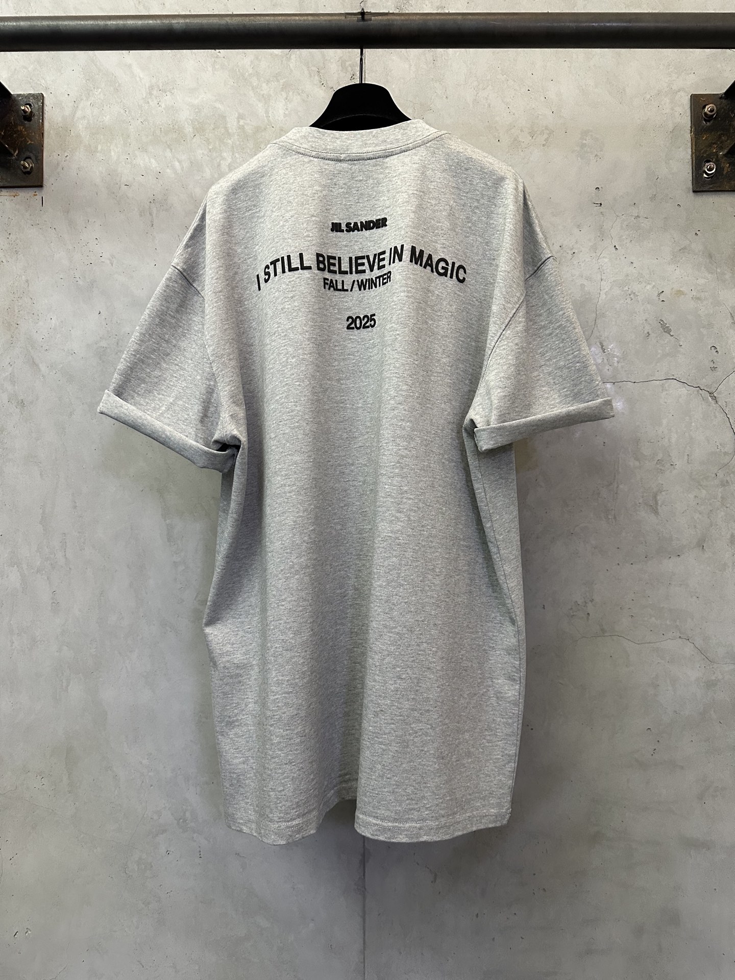 Jil Sander 질샌더 발포 로고 헤비 반팔 티셔츠 의류