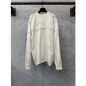 Dior CD 디올 스티치 로고 니트 의류