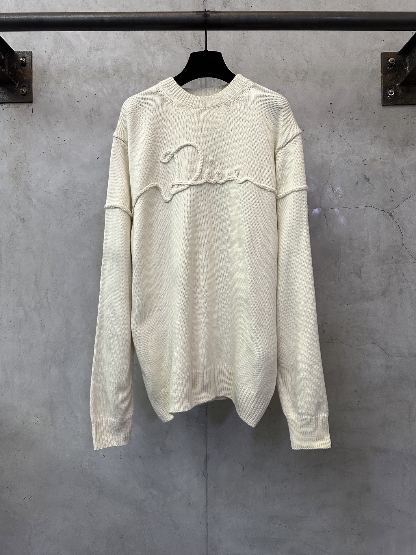 Dior CD 디올 스티치 로고 니트 의류