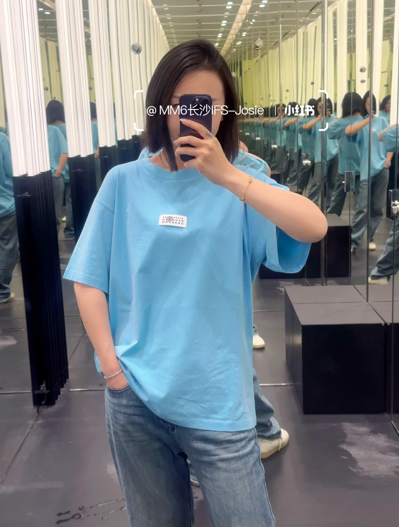 martin mariela 마틴 메종 마르지엘라 MM6 반팔 티셔츠 의류