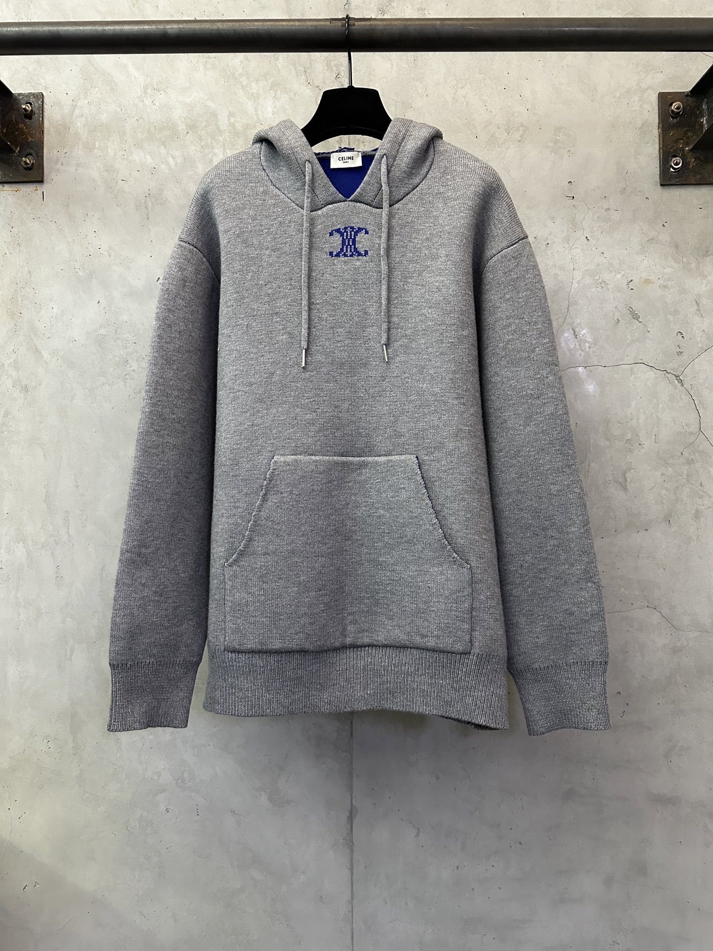 Celine 셀린느 로고 니트 후드티 의류