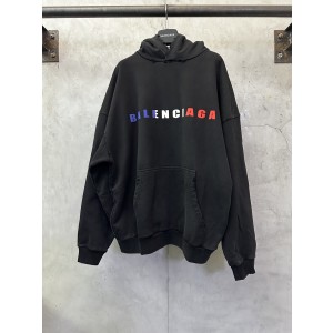 Balenciaga 발렌시아가 그라데이션 로고 후드티 의류