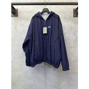 Balenciaga 발렌시아가 그레이블루 리버시블 후드 집업 자켓 재킷 의류