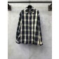 Loewe 로에베 체크 가죽 트리밍 셔츠 집업 재킷 자켓 의류