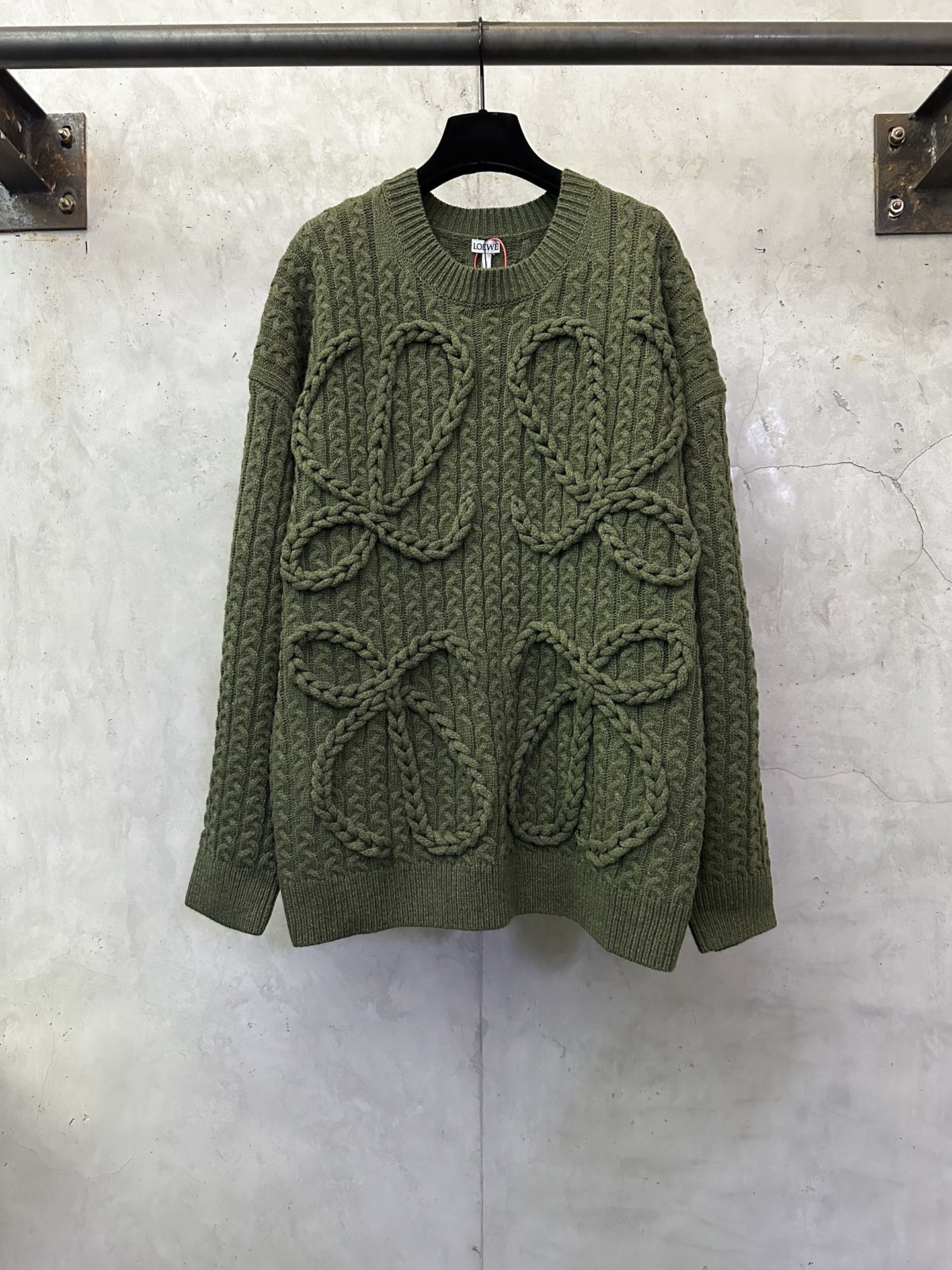 LOEWE Anagram 로에베 아나그램 케이블 니트 의류