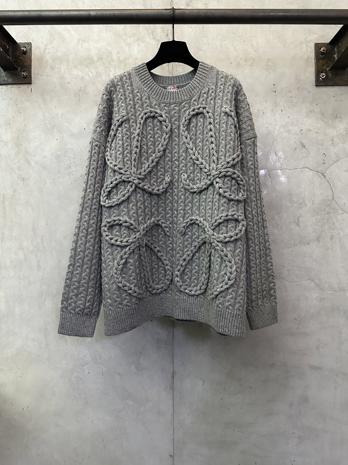 LOEWE Anagram 로에베 아나그램 케이블 니트 의류