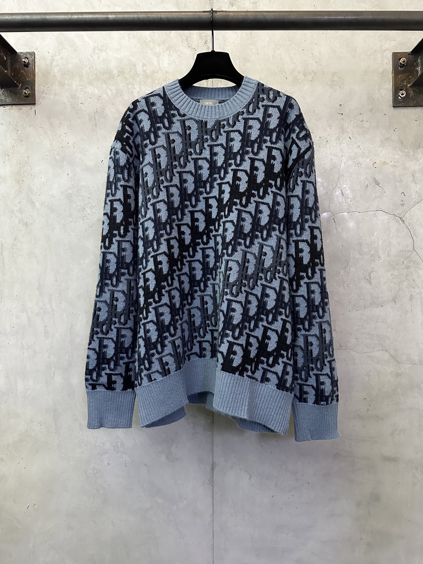 DIOR 디올 자카드 올오버 니트 풀오버 의류