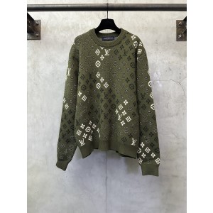 LOUIS VUITTON LV 자카드 로고 니트 풀오버 의류