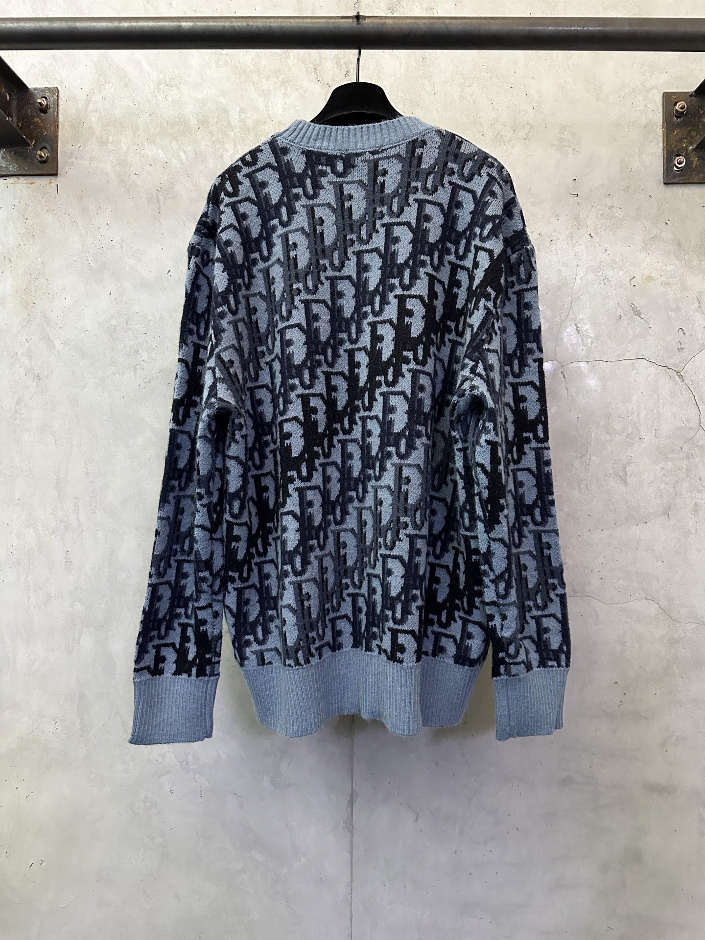 DIOR 디올 자카드 올오버 니트 풀오버 의류