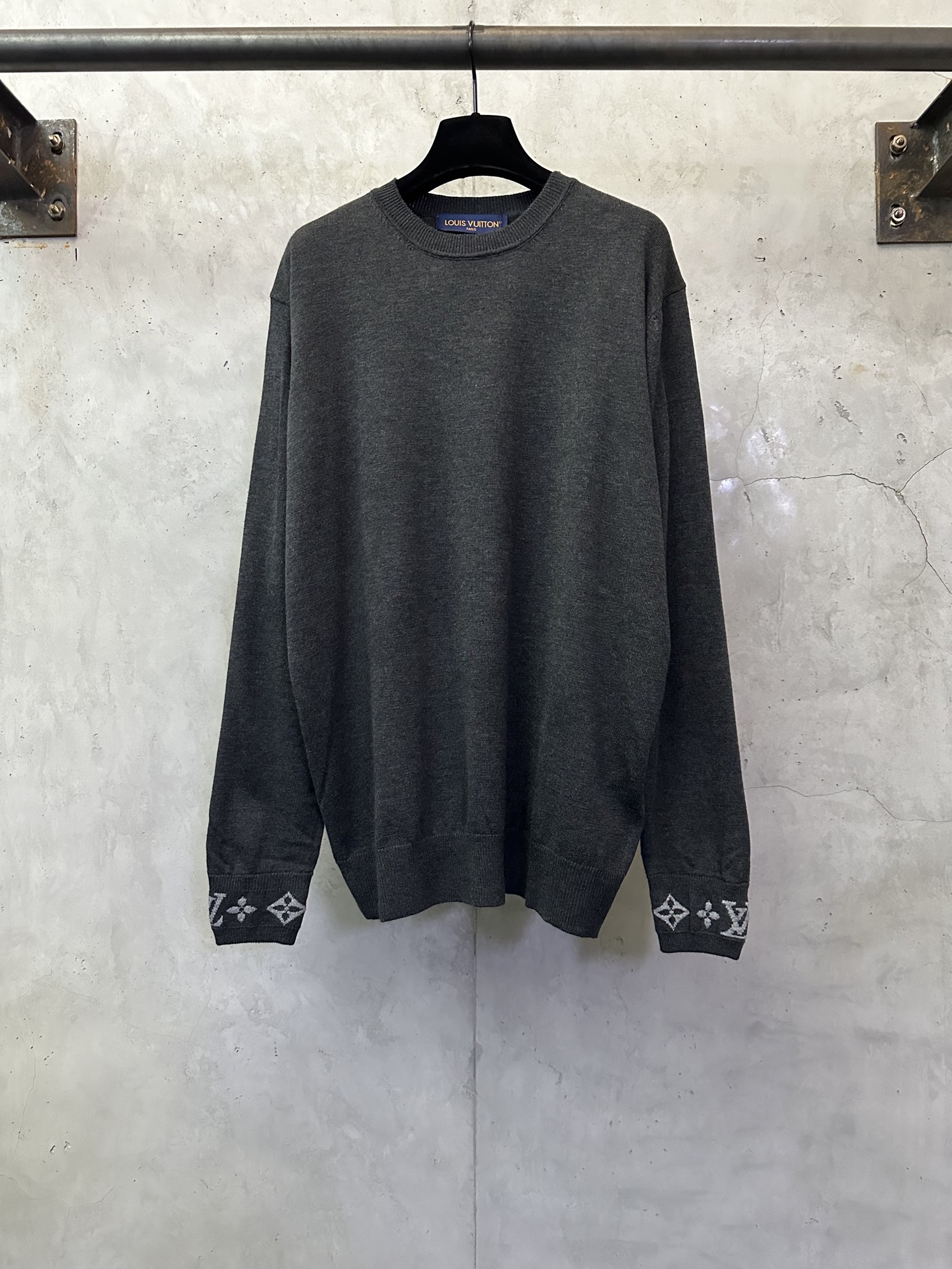 LV 루이비통 소매 자카드 캐시미어 니트 의류