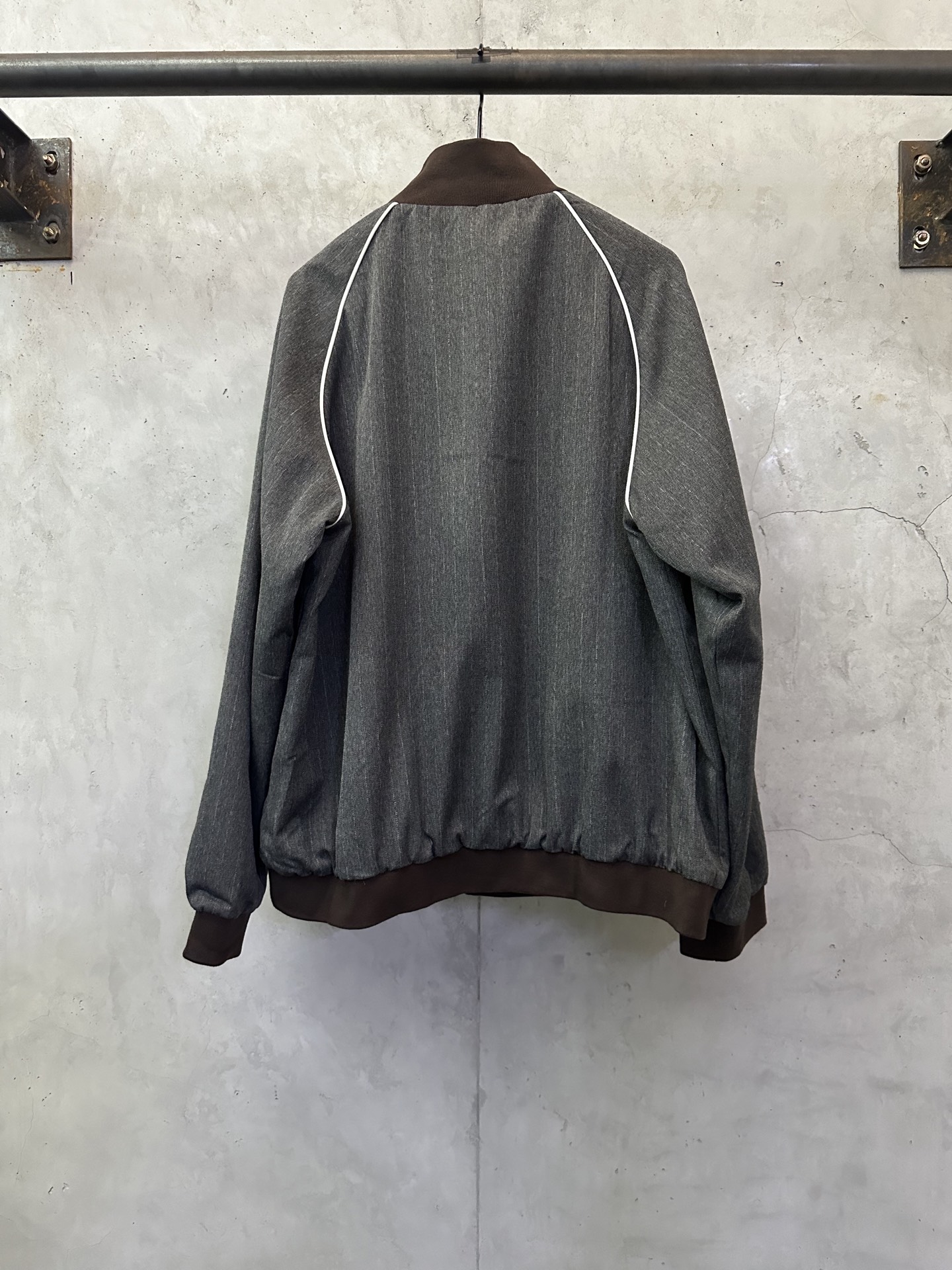 미우미우 MIUMIU 스탠드카라 스트라이프 집업 재킷 자켓 의류