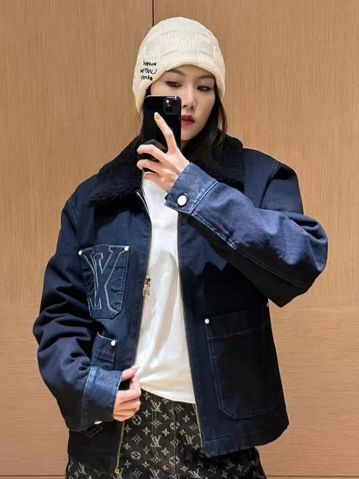 LOUIS VUITTON LV 루이비통 겨울 데님 워크 재킷 자켓 의류
