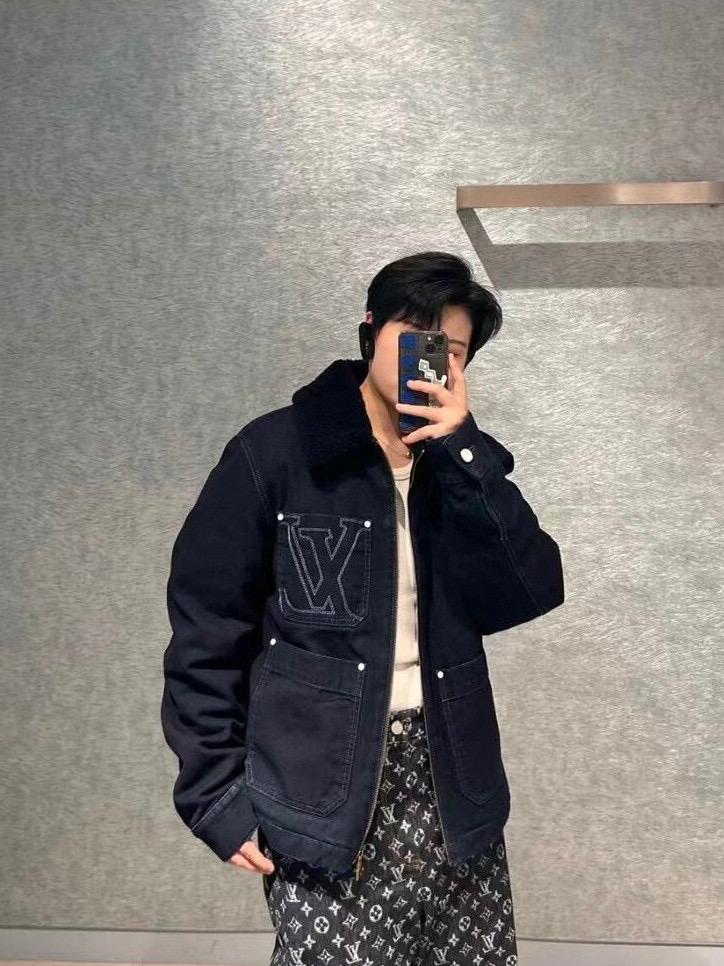 LOUIS VUITTON LV 루이비통 겨울 데님 워크 재킷 자켓 의류