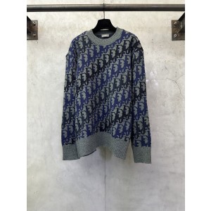 DIOR CD 디올 올오버 자카드 니트 풀오버 의류