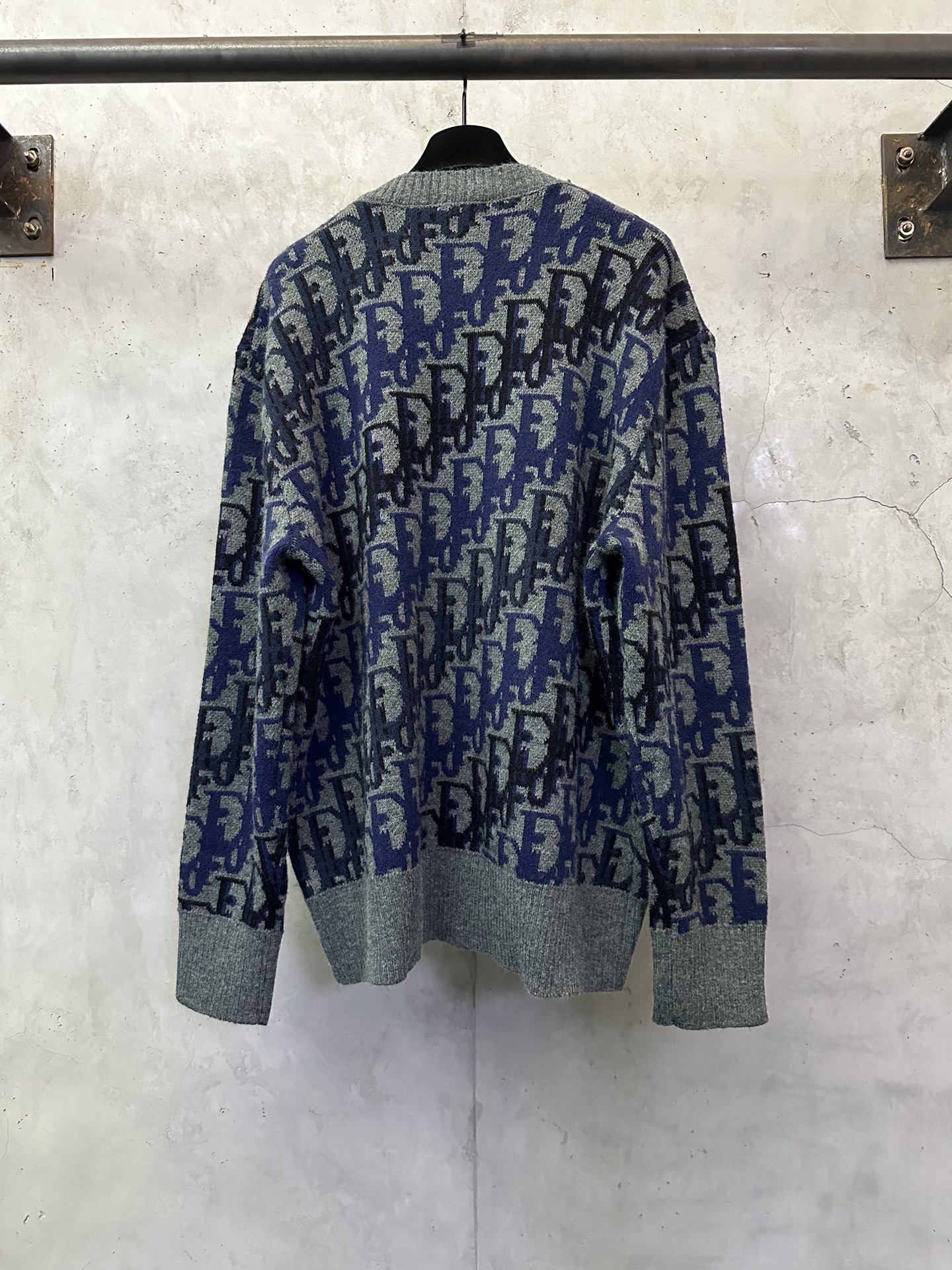 DIOR CD 디올 올오버 자카드 니트 풀오버 의류