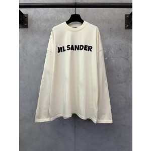 Jil Sander 질 샌더 클래식 로고 롱슬리브 긴팔 티셔츠 의류