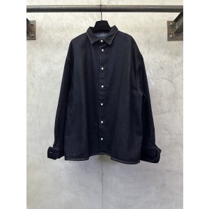 PRADA 프라다 루즈핏 데님 셔츠형 자켓 재킷 의류