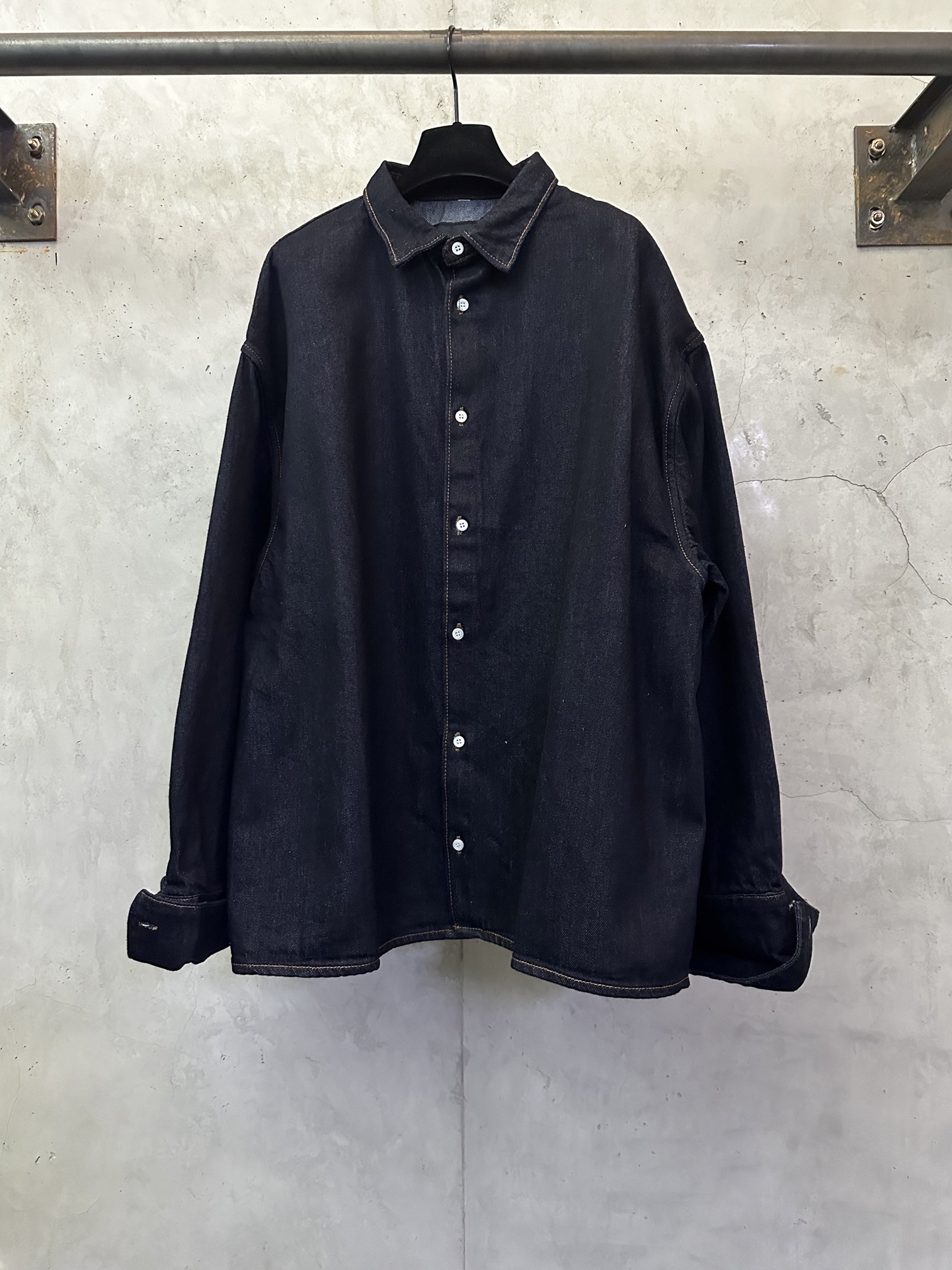 PRADA 프라다 루즈핏 데님 셔츠형 자켓 재킷 의류