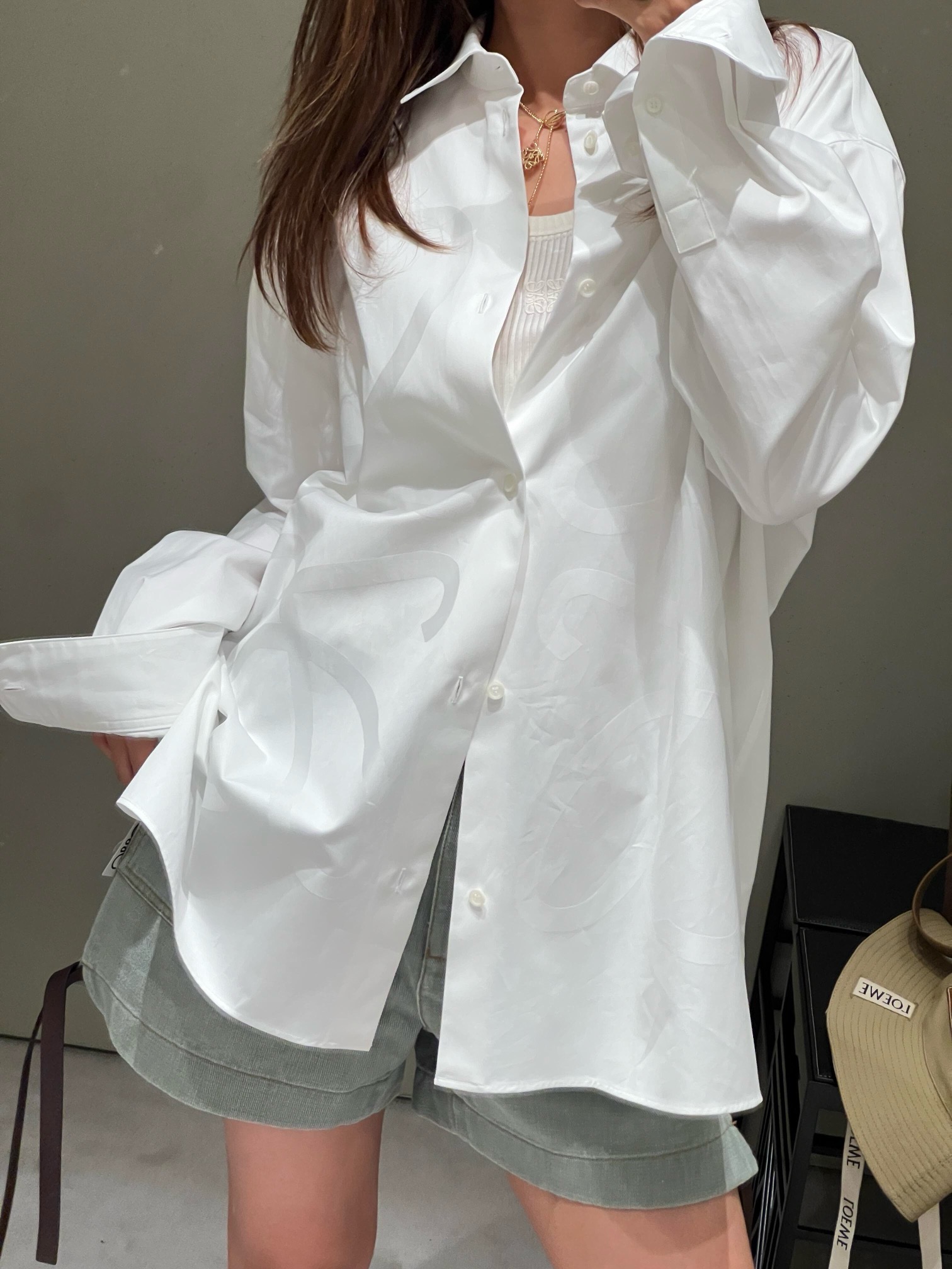 Loewe Anagram 로에베 아나그램 암무늬 빅로고 셔츠 의류