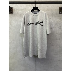 Louis Vuitton LV GOLDMINE 루이비통 손글씨 로고 발포 프린트 반팔 티셔츠 의류