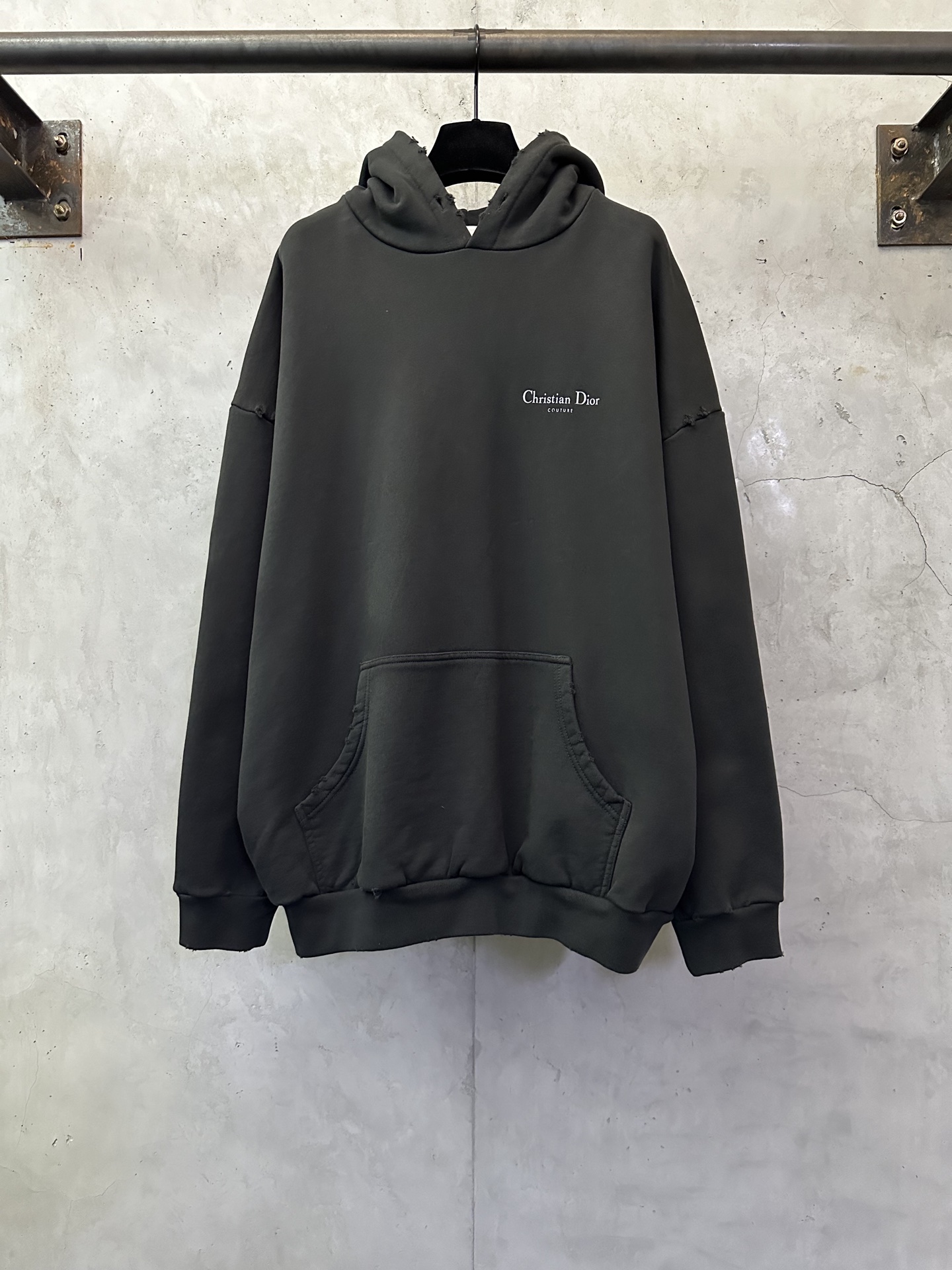 DIOR CD 디올 로고 디스트로이드 후드티 의류