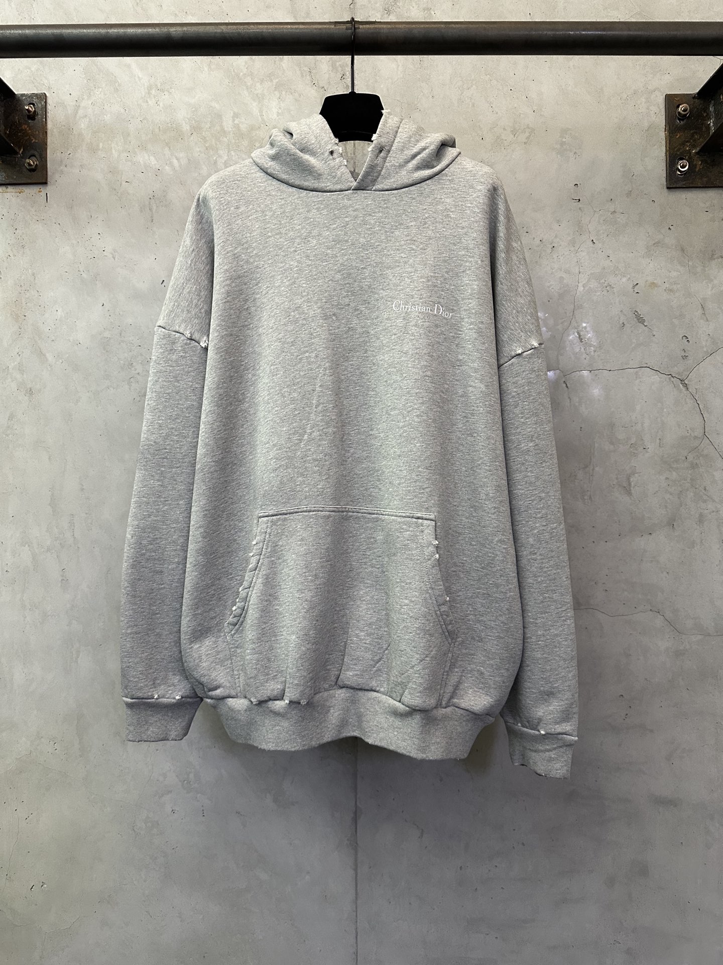 DIOR CD 디올 로고 디스트로이드 후드티 의류