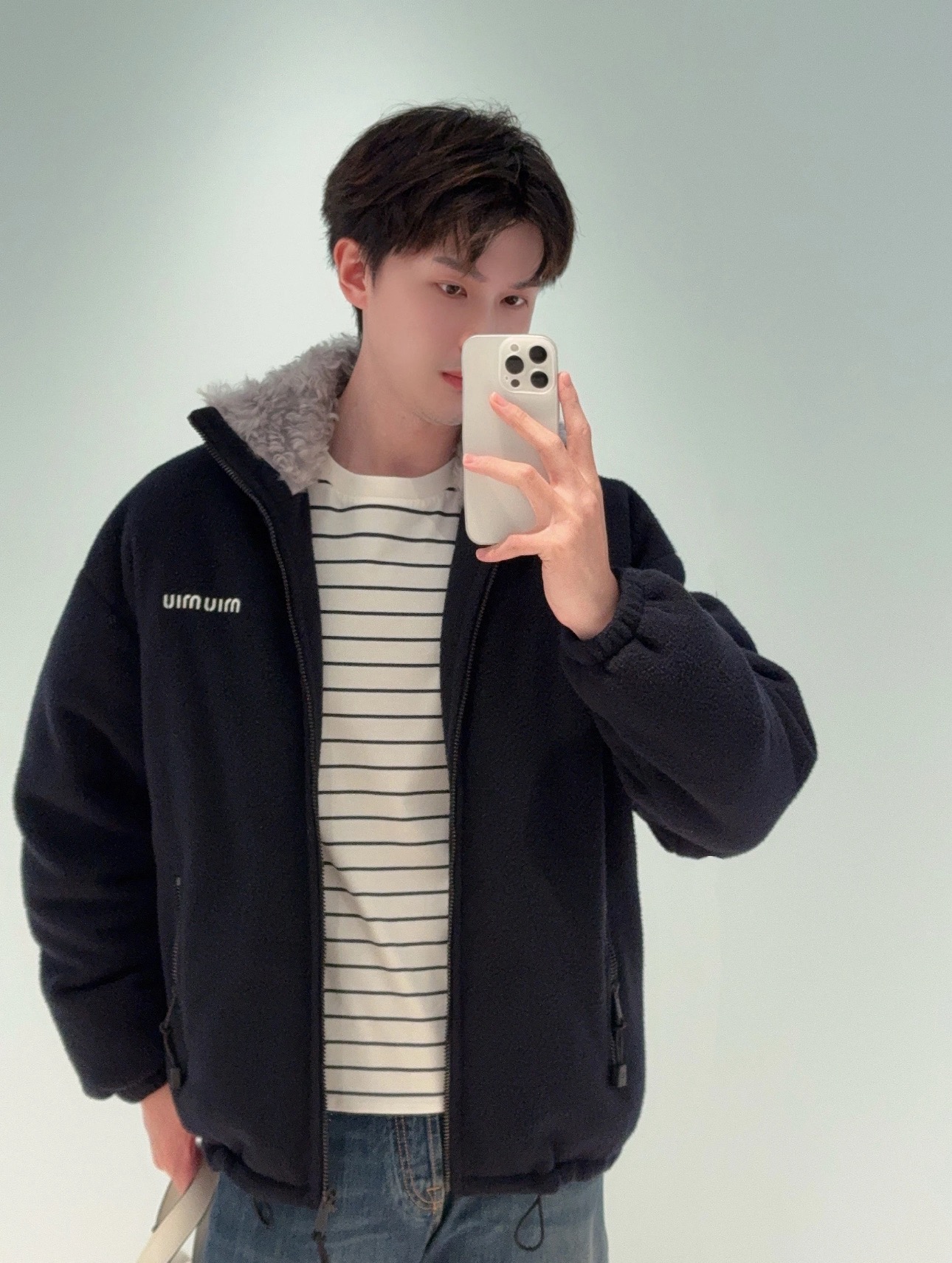 MiuMiu 미우미우 양털 다운 플리스 자켓 재킷 의류