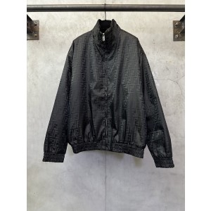 FENDI 펜디 풀프린트 하이넥 코튼 점퍼 자켓 재킷 의류
