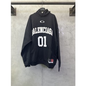 Balenciaga 발렌시아가 농구 01 유니폼 스타일 자수/프린트 후드티 의류