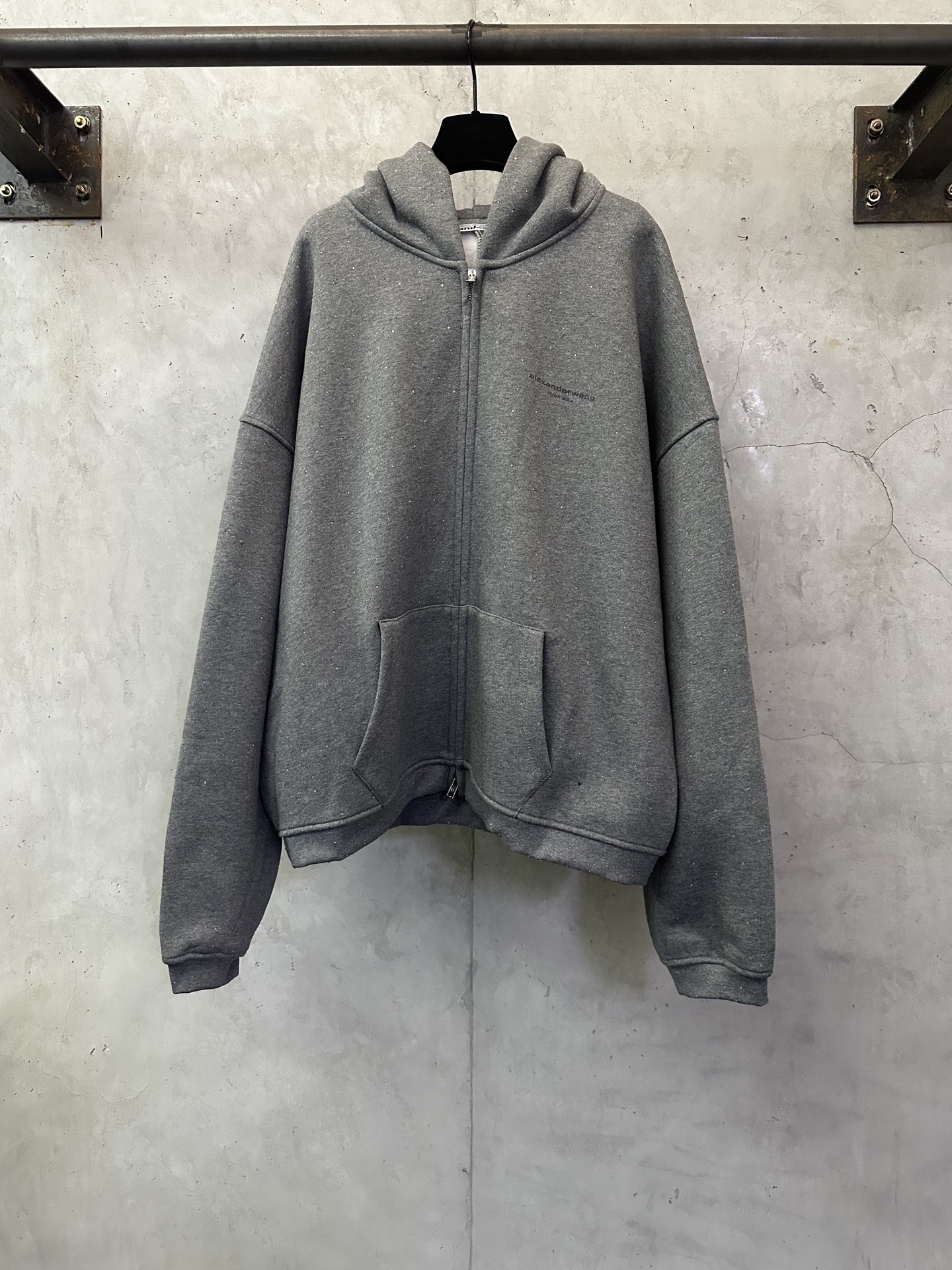 Alexander Wang 알렉산더왕 로고 지퍼 후드 집업 자켓 재킷 의류