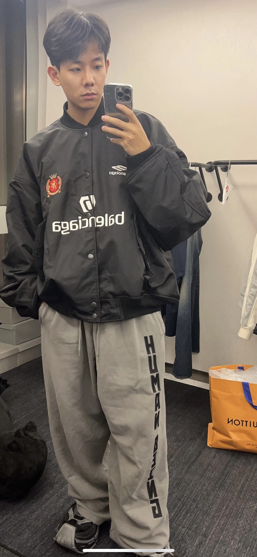 Balenciaga 발렌시아가 맨체스터 유나이티드 10번 로고 야구 점퍼 자켓 재킷 의류