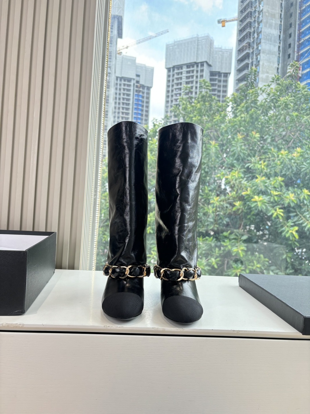 CHANEL 샤넬 가을/겨울 신상 부츠 (바이크/라이더 스타일) 신발